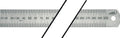 Helios preisser stalen liniaal | lengte 300 mm | staal buigzaam | verdeling a = mm mm | 1 stuk - 0460207 - 0460207
