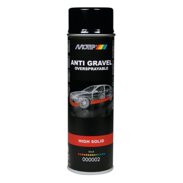 Antisteenslag zwart 500 ml. high solid