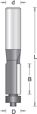 Hikoki accessoires hikoki kantfrees 16mm schacht=8mm+lager