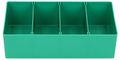 Hikoki accessoires opbergbox groen | met 3 vakverdelers | 402542 402542