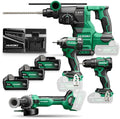 Hikoki kc18dewhz voordeel pack - 18 v in tas. inclusief 3x 5.0ah accu's bsl1850ma