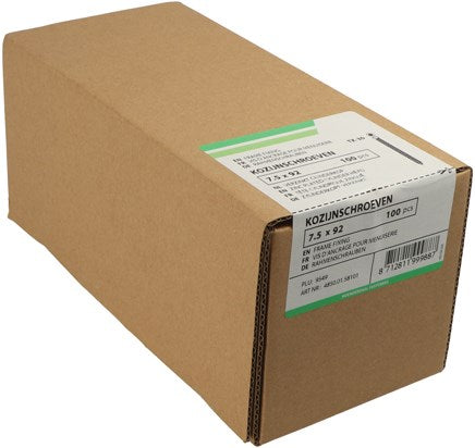 Hoenderdaal fasteners hoenderdaal kozijnschroef vz ck torx tx30 7.5x112 | 100 stuks - 4850.01.58301