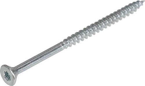 Hoenderdaal fasteners hoenderdaal spaanplaatschroef verzinkt platkop deeldraad torx tx25 5.0x100 60 | 200 stuks - 0206.01.42601