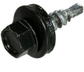 Homefix profielplaatschroef vz 6k zwart ral9005 4.8x20 | 20 stuks - 6701.21.30020
