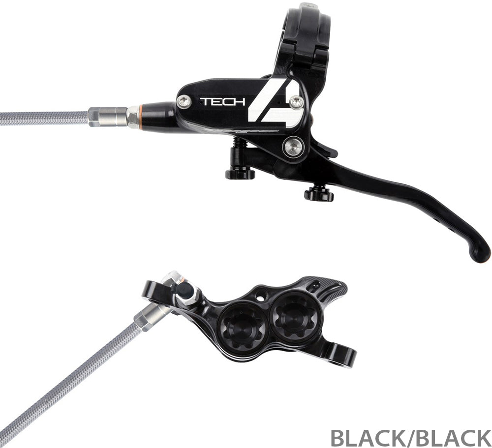 Hope tech 4 e4 steel braided disc brake - lever left