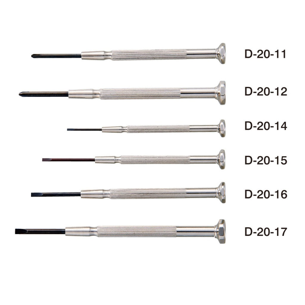 Hozan Präzisionsschraubendreher-Set, 6-teilig, im Koffer