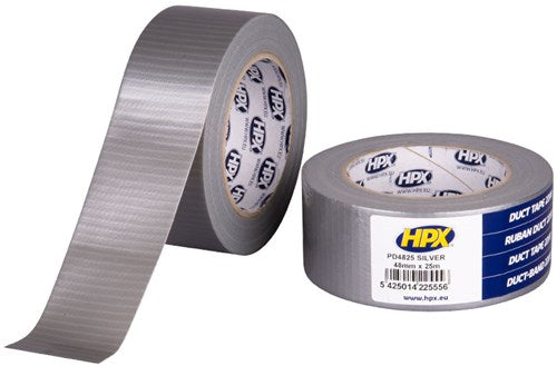 Hpx duct tape 2200 | zilver | 48mm x 25m - pd4825 - pd4825