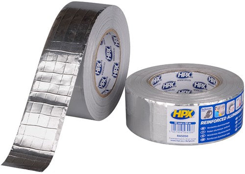 Hpx versterkte aluminium tape | 50mm x 50m - ra5050 - ra5050