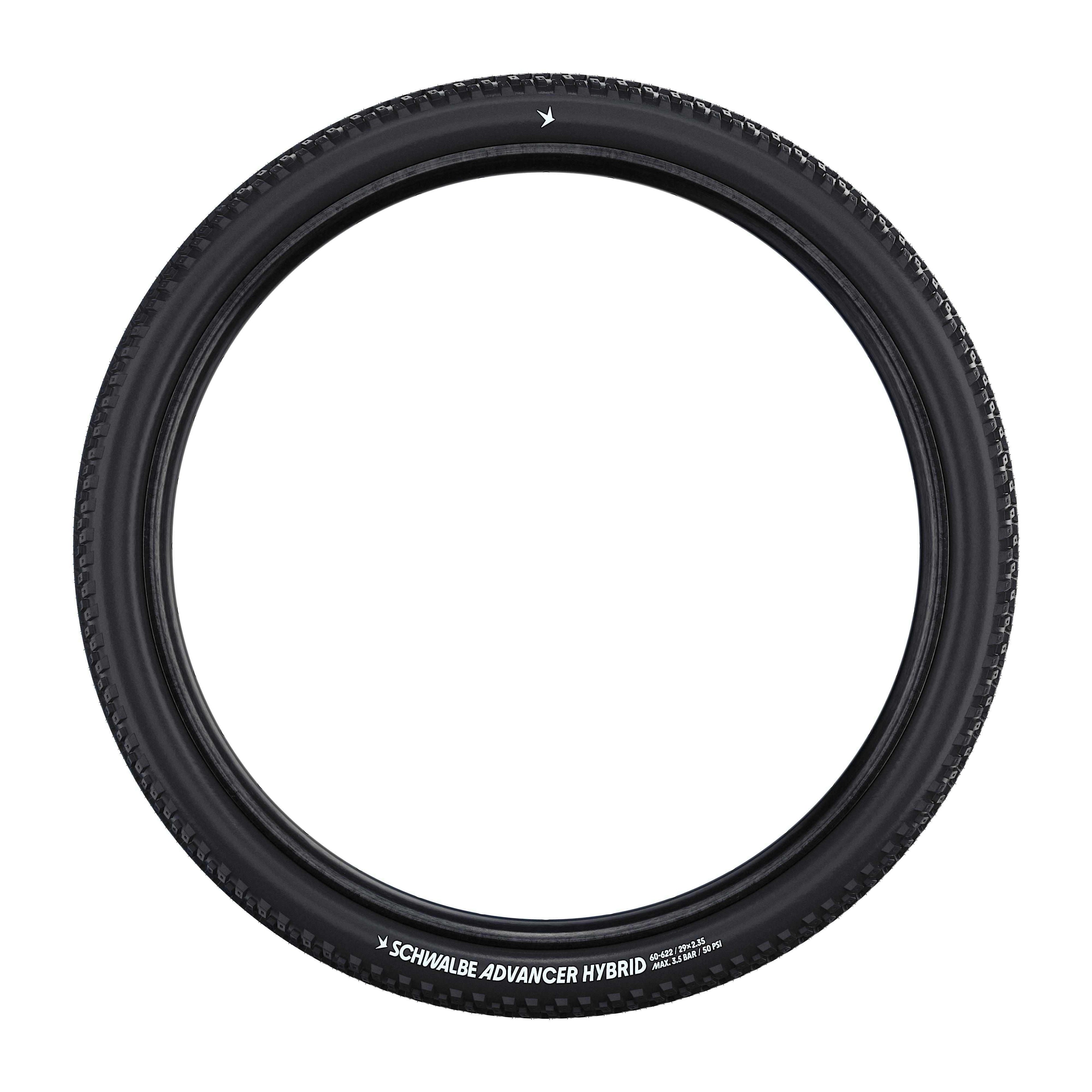 Schwalbe benelux b.v. schwalbe draadband advancer hybrid 54-584 zwart +r