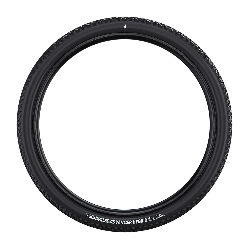 Schwalbe advancer hybrid 29x2.60 (65-622) wired active line green black+reflex