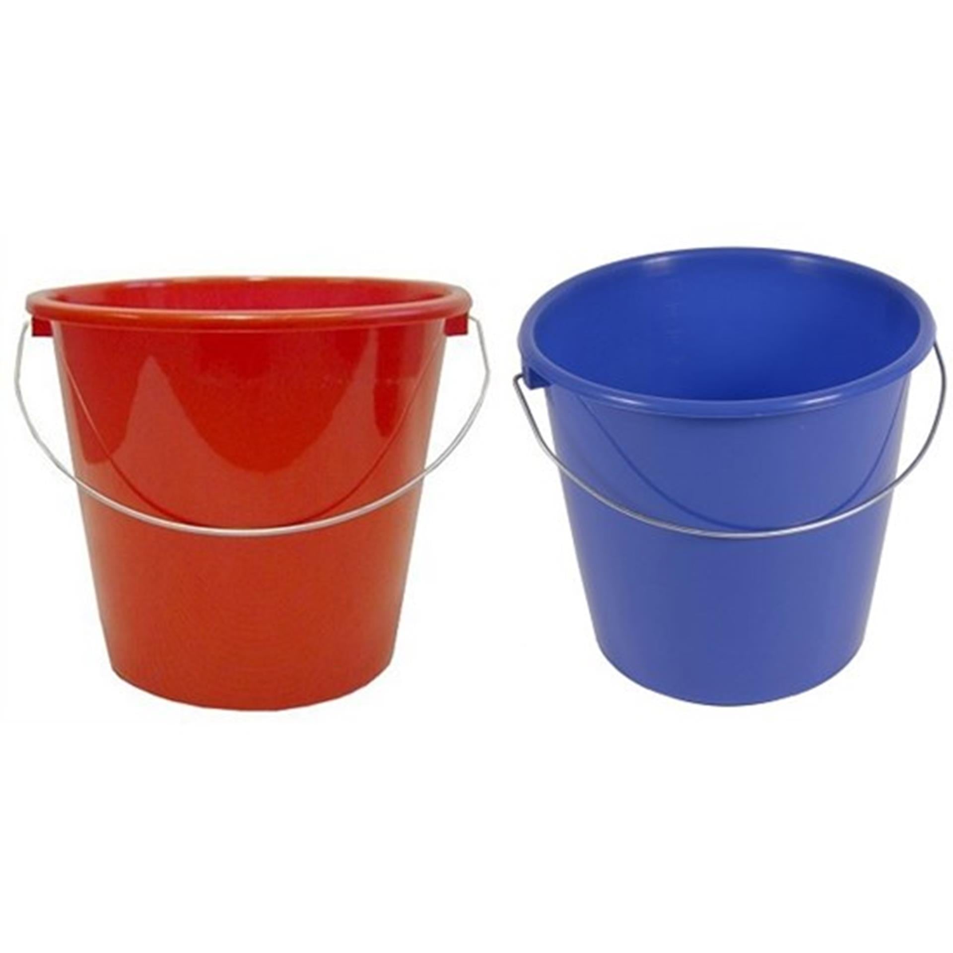 Producten huishoudemmer kunststof 5 liter eco kleuren