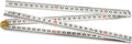 Hultafors duimstok g 59 1m | wit | 4-delig - hu201004
