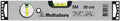 Hultafors waterpas sm 30 aluminium 300 mm - hu405831 hu405831