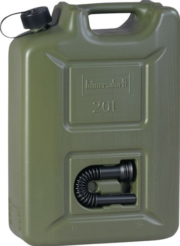 Hünersdorff hunersdorff brandstofjerrycan | inhoud 20 l | olijfgroen hdpe | l350xb165xh495mm | 1 stuk - 802000 - 802000