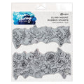 Ranger ink ranger • simon hurley create. cling mount rubber stamp rose borders