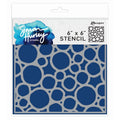 Ranger ink ranger • simon hurley create. layering stencils warped circles