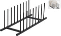 Metallschildhalter anderer Marken, 34,5 x 12,5 cm, schwarz