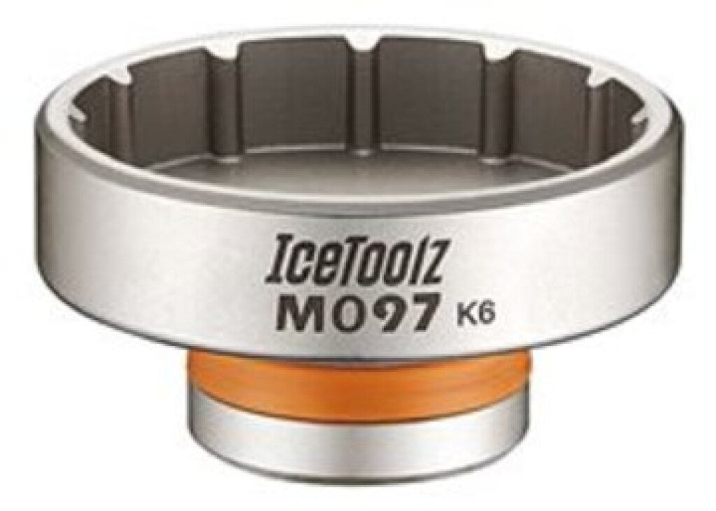 IceToolz Tretlagerschlüssel 12 Zähne für verschiedene Systeme 240m097