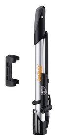IceToolz Fußpumpe Veloclub 140 psi mit Manometer, Aluminium, A351