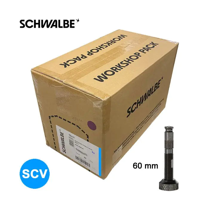 Schwalbe binnenband 23 30-622 630 scv15 click ventiel 60mm werkplaatsverpakking 50 stuks - 301022