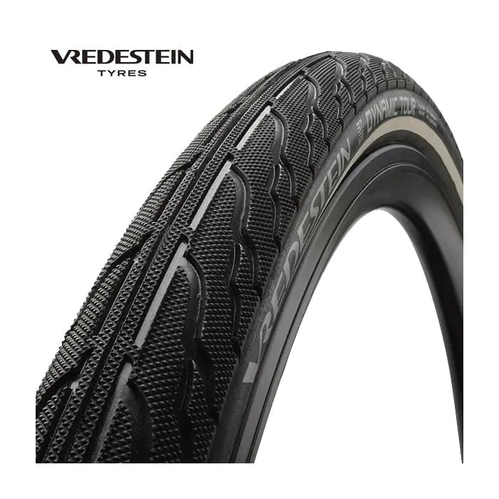 Vredestein 28x1 5 8x1 1 8 (28-622) dynamic tour zwart reflex draad 28454