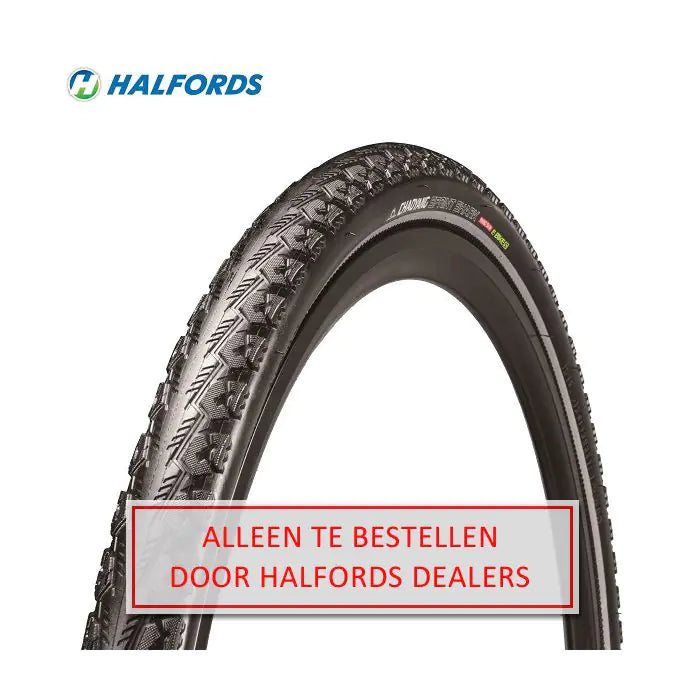Halfords 28x1 5 8x1 3 8 standaard zwart reflex draad
