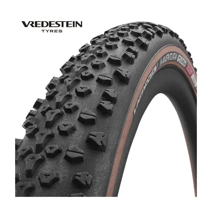 Vredestein buitenband aventura grezzo core 40-622 zw transparant
