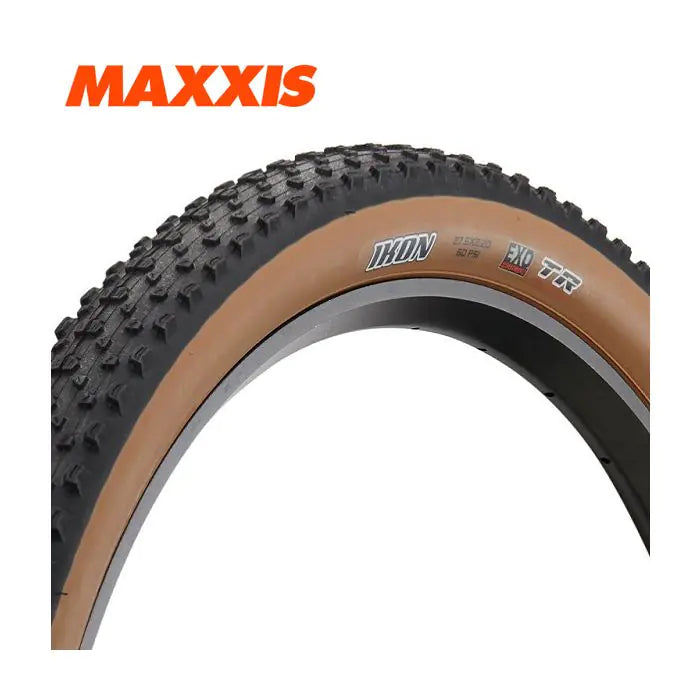 Maxxis Faltreifen Ikon 57-622 TR EXO 60 TPI, schwarz, beige Seitenwand