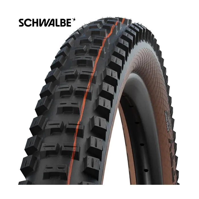Schwalbe Faltreifen Big Betty Super Gravity 29 x 2.40 62-622 mm - schwarzbraun
