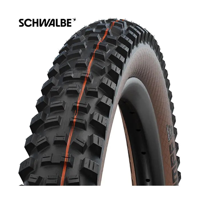 Schwalbe Hans Dampf Super Trail Faltreifen 27,5 x 2,60 65-584 mm - Bronze Seitenwand