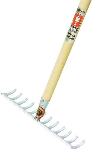 Idealspaten-bredt hark gebogen 14-t verz. e170 - 66401401 - 66401401