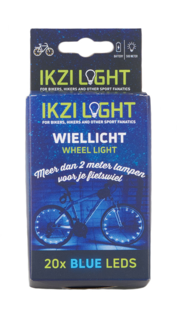 IKZI Radbeleuchtung für 2 Räder - blaue LEDs
