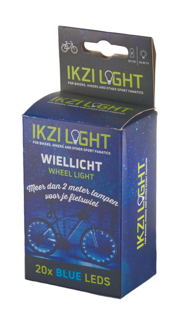 IKZI Radbeleuchtung für 2 Räder - blaue LEDs