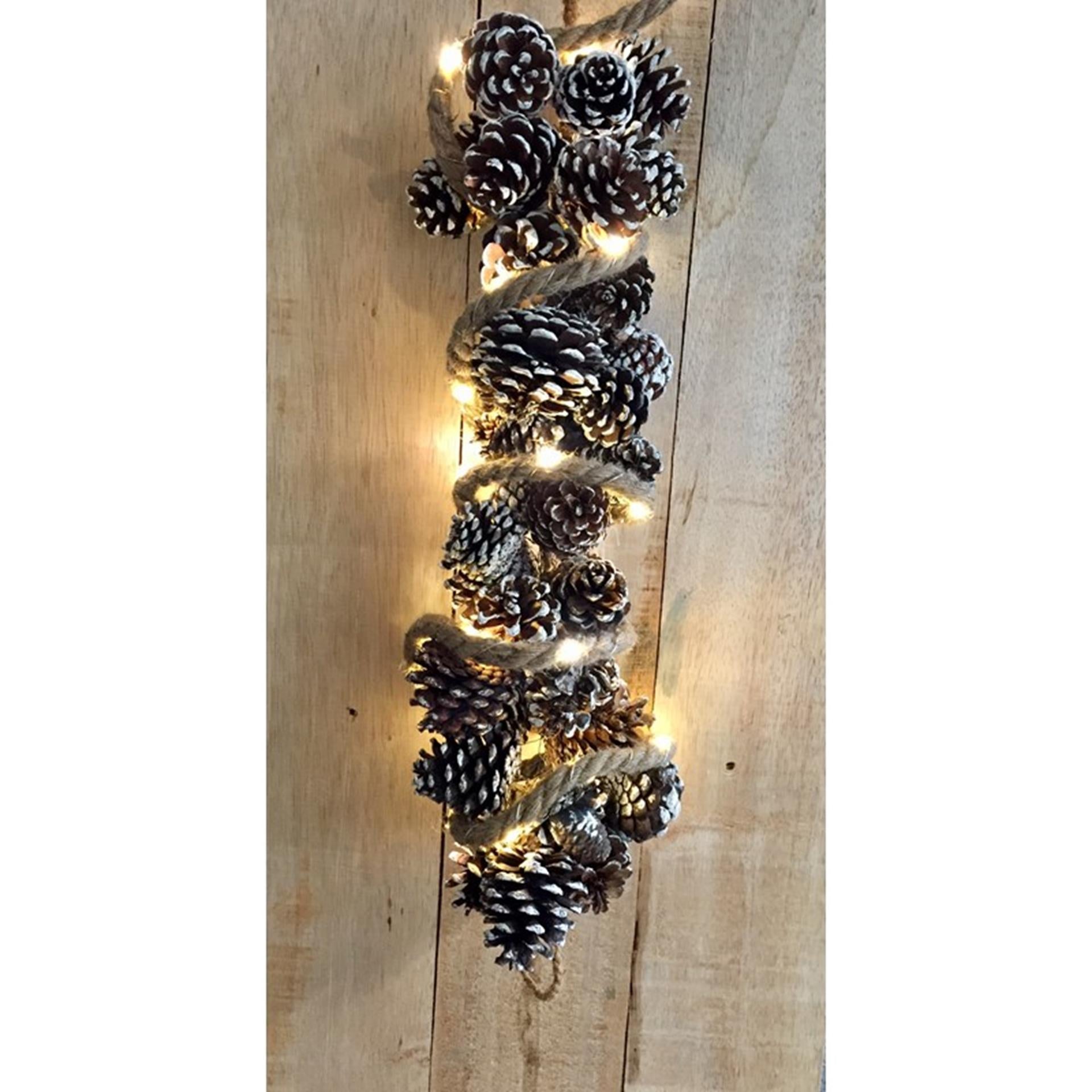 Naturel collections dijk natural collections jute touwverlichting 20 led 1 meter x1.2cm