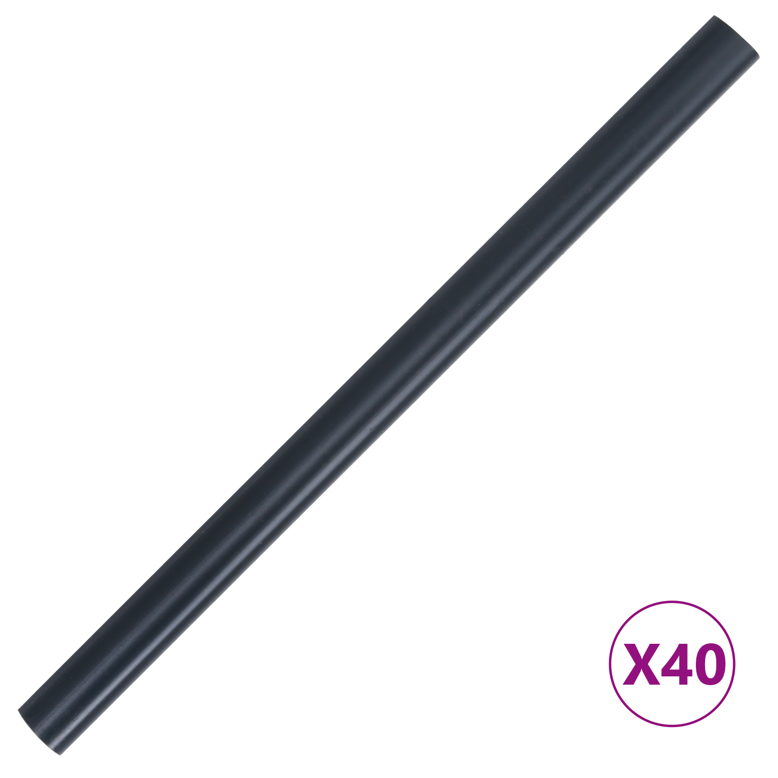 Vidaxl tuin privacyschermen 2 pcs donkergrijs 35 x 0,19 m pvc