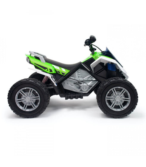 Injusa Electric Kinderquad Rage 24 V Grün Weiß