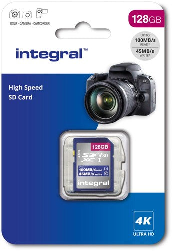 Enzo integral sd geheugenkaart v30 128gb - 9500610