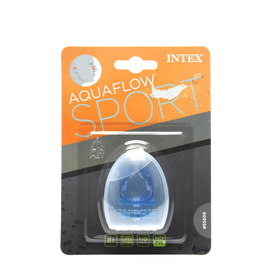 Intex 55609 Wasserohrstöpsel und Nasenklammer blau