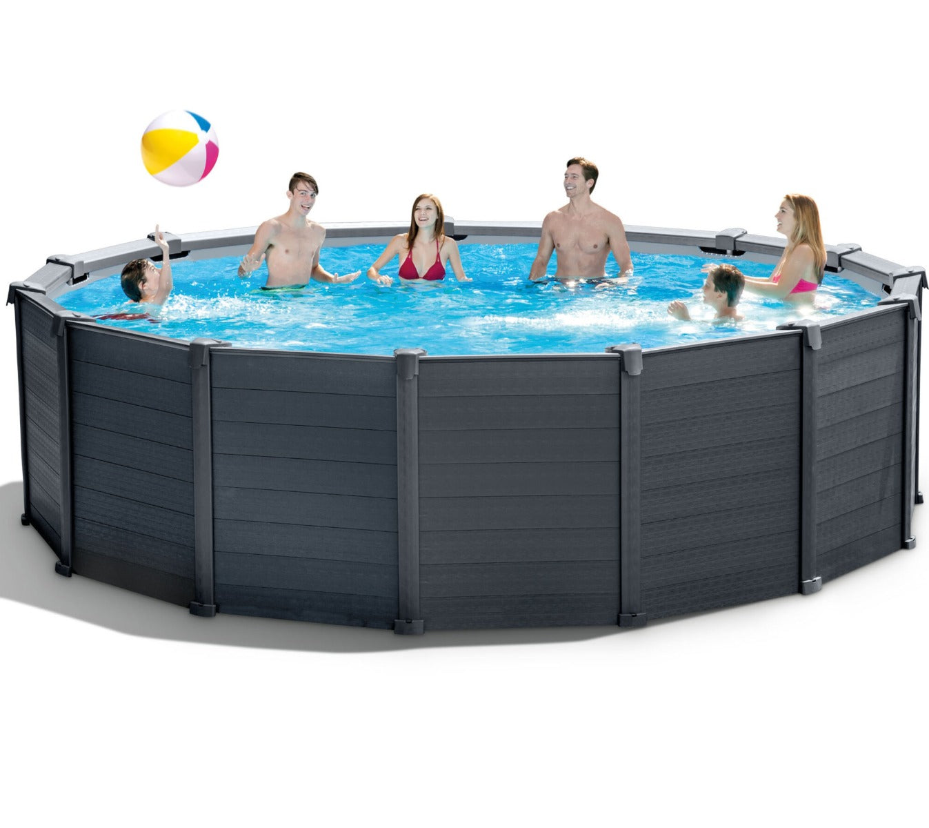 Intex Schwimmbad-Graphitplatte 478 x 124 cm