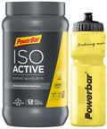 Powerbar isoactive lemon 600g + drinking bottle 750 ml