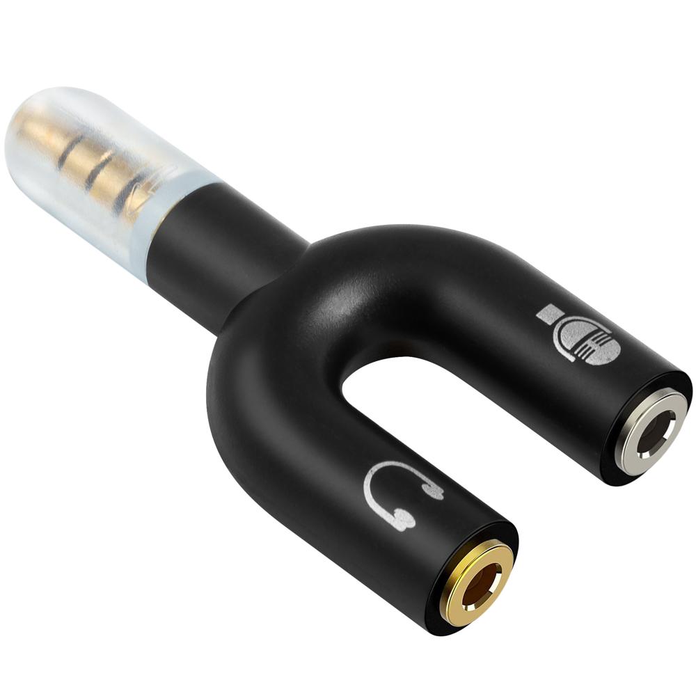 Aux splitter - microfoon en audio