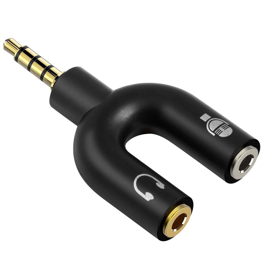 Aux splitter - microfoon en audio