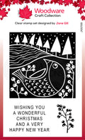 Woodware • clear stamp chubby robin