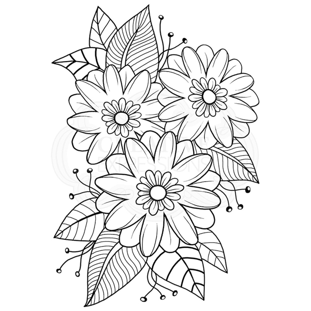 Woodware • clear singles stempel passion flower