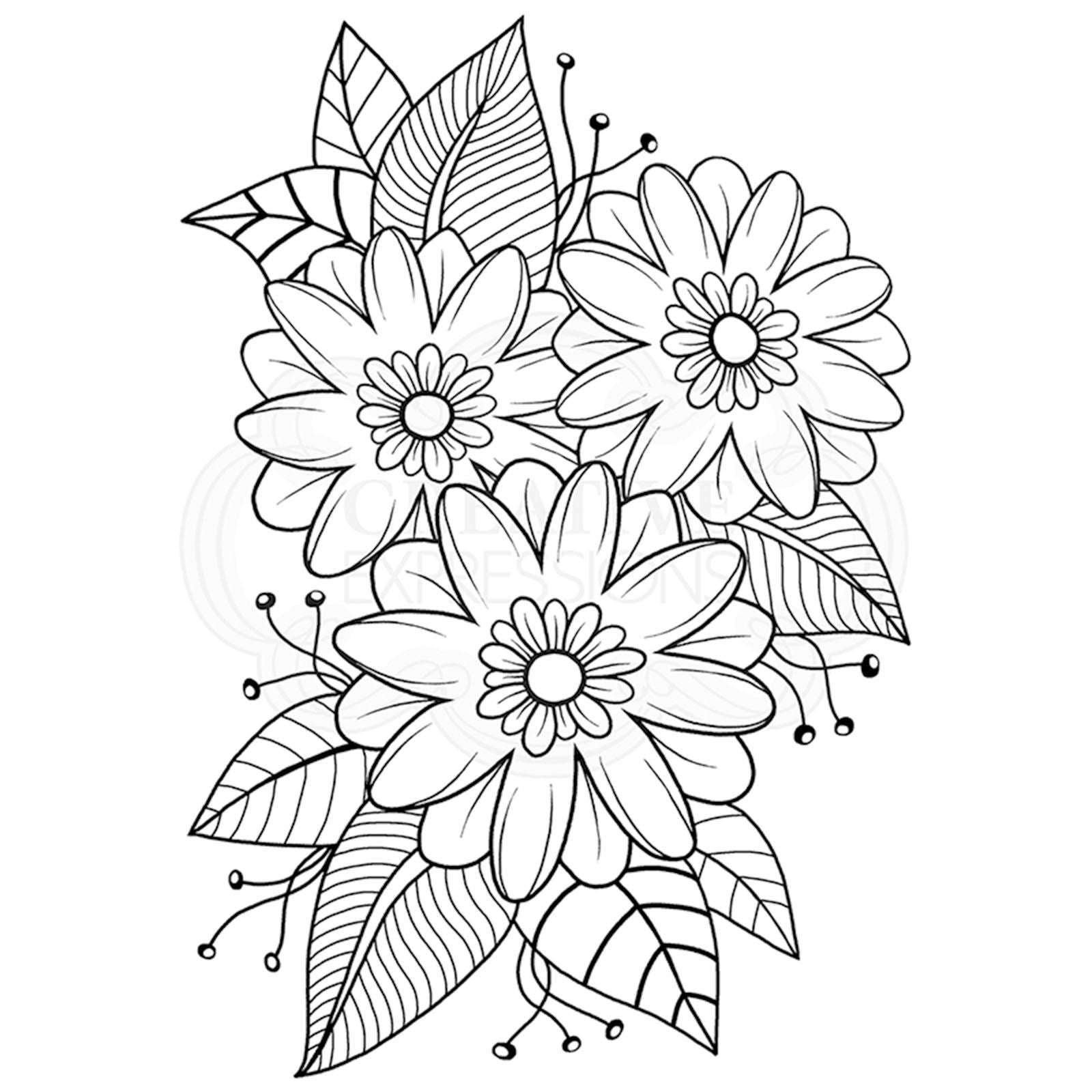 Woodware • clear singles stempel passion flower
