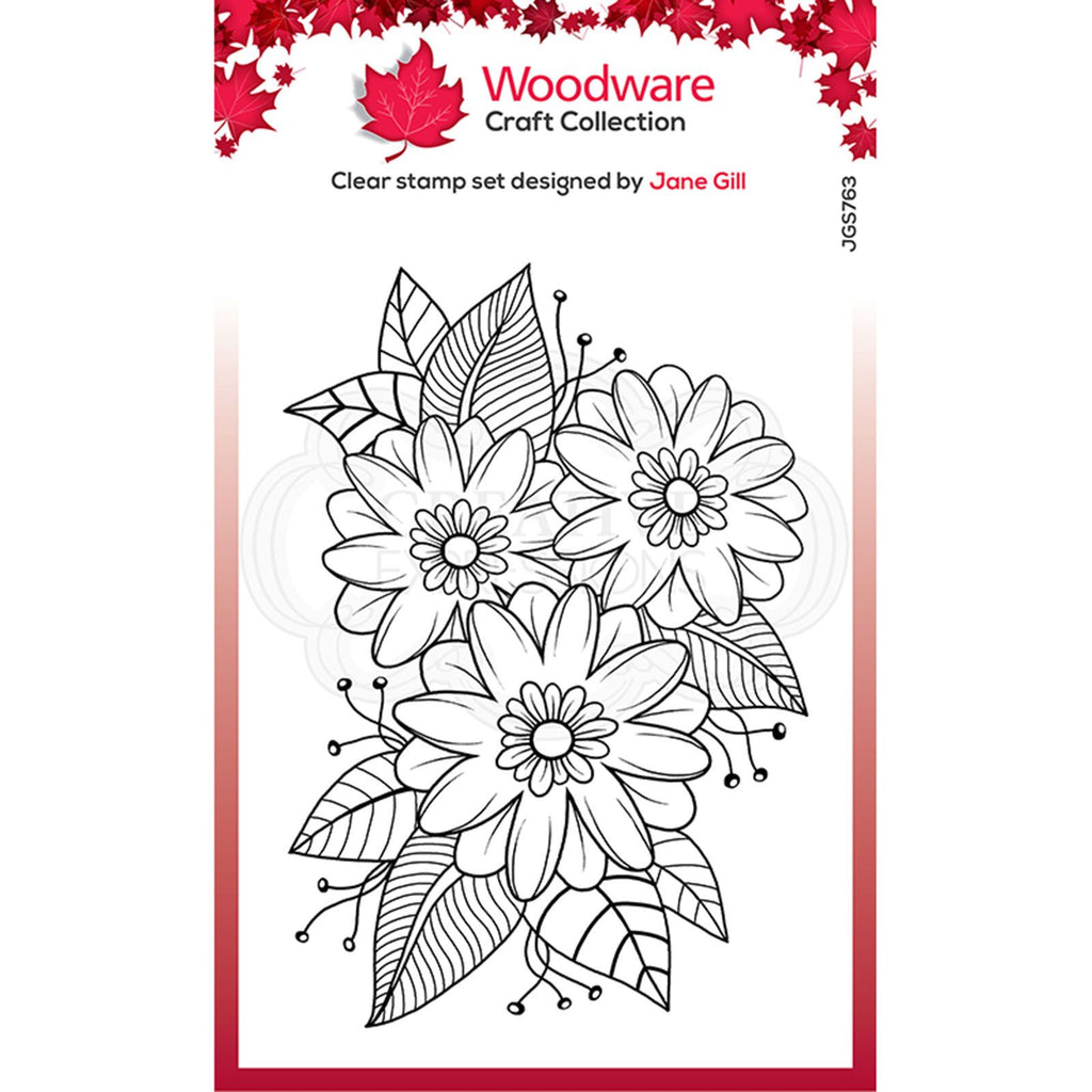 Woodware • clear singles stempel passion flower