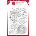 Woodware • clear singles stempel set petal doodles all bunched up