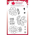 Woodware • clear singles stempel set petal doodles happy soul