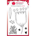 Woodware • clear singles stempel set petal doodles take care