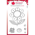 Woodware • clear singles stempel set petal doodles pretty place